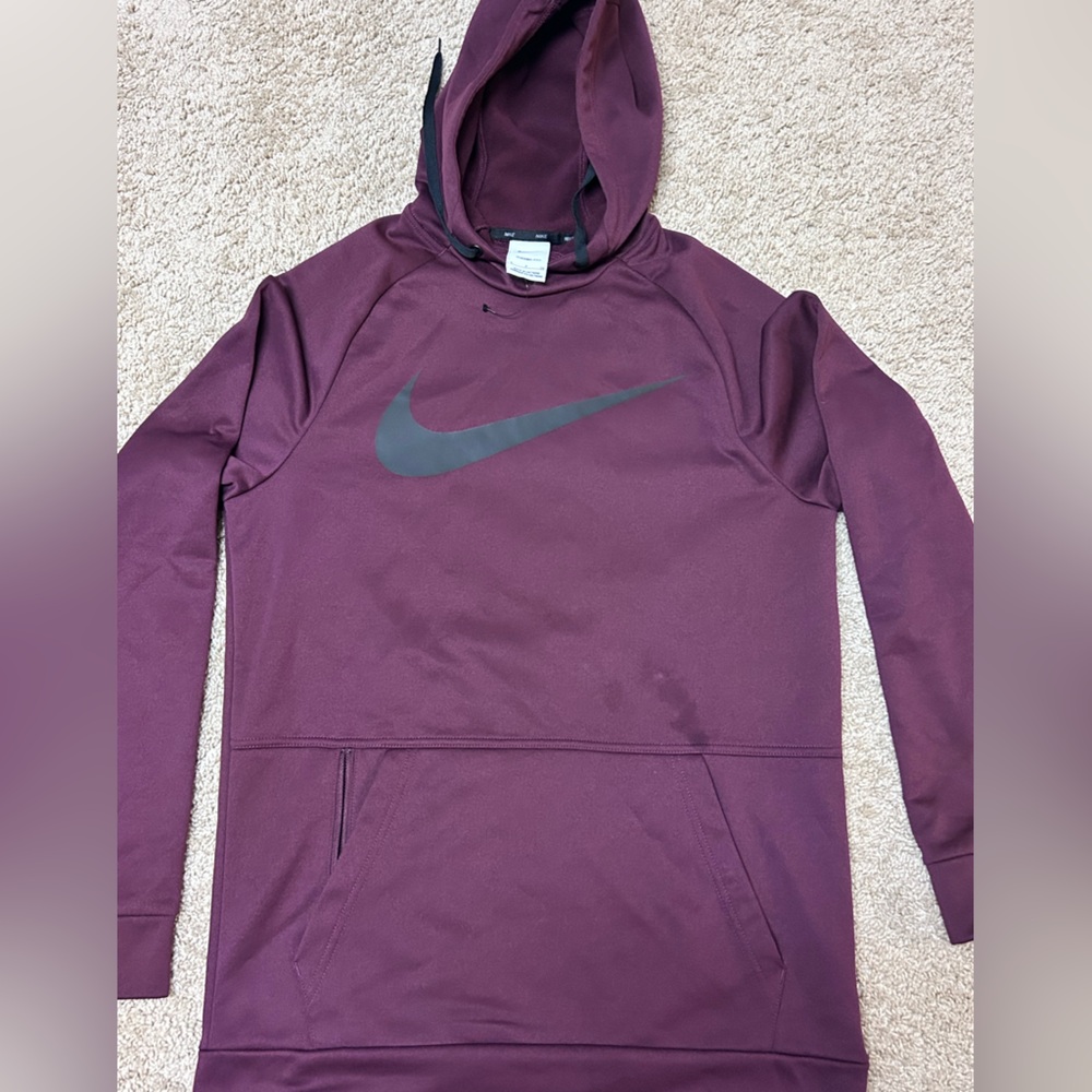 Nike Burgundy Therma-Fit Hoodie